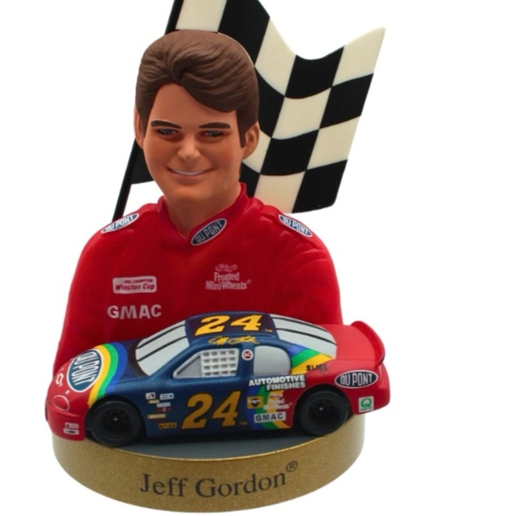 Vintage Hallmark Jeff Gordon Handcrafted Christmas Ornament 1997 in Box - Picture 2 of 12